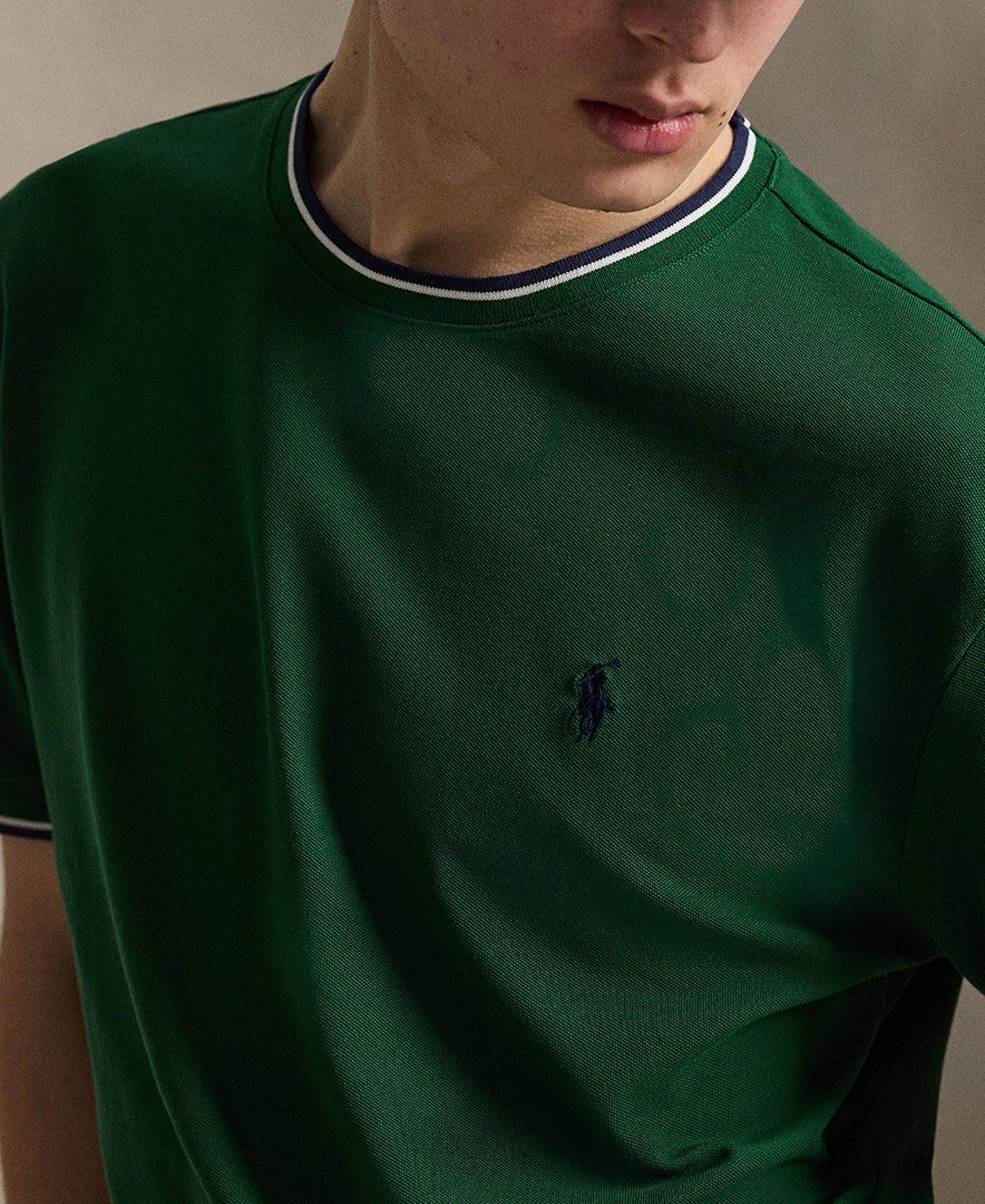 Polo Ralph Lauren Men's Classic-Fit Stretch Mesh T-Shirt - New forest
