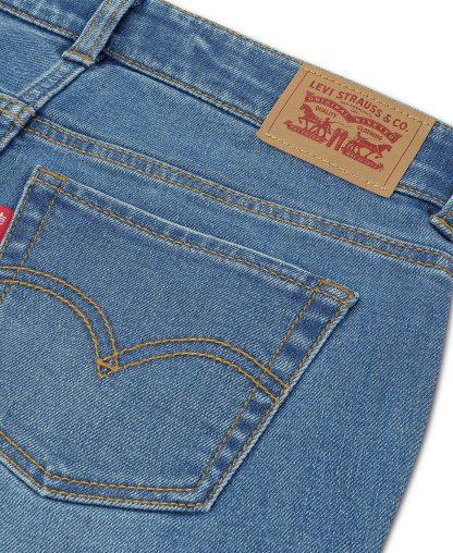 Levi's Girls' 7-16 Regular Rise Straight Jeans - Lunch Break