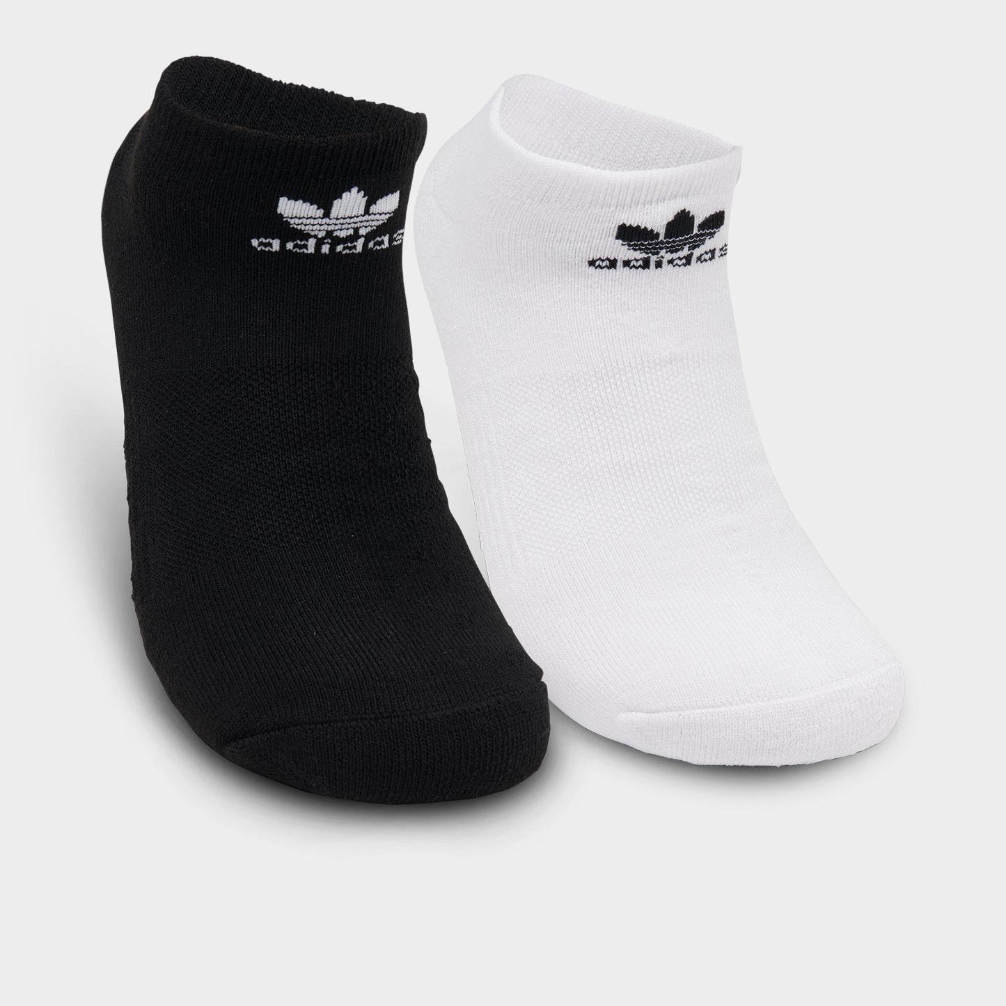 Men's adidas Originals No-Show Socks (6-Pack) - White/Black