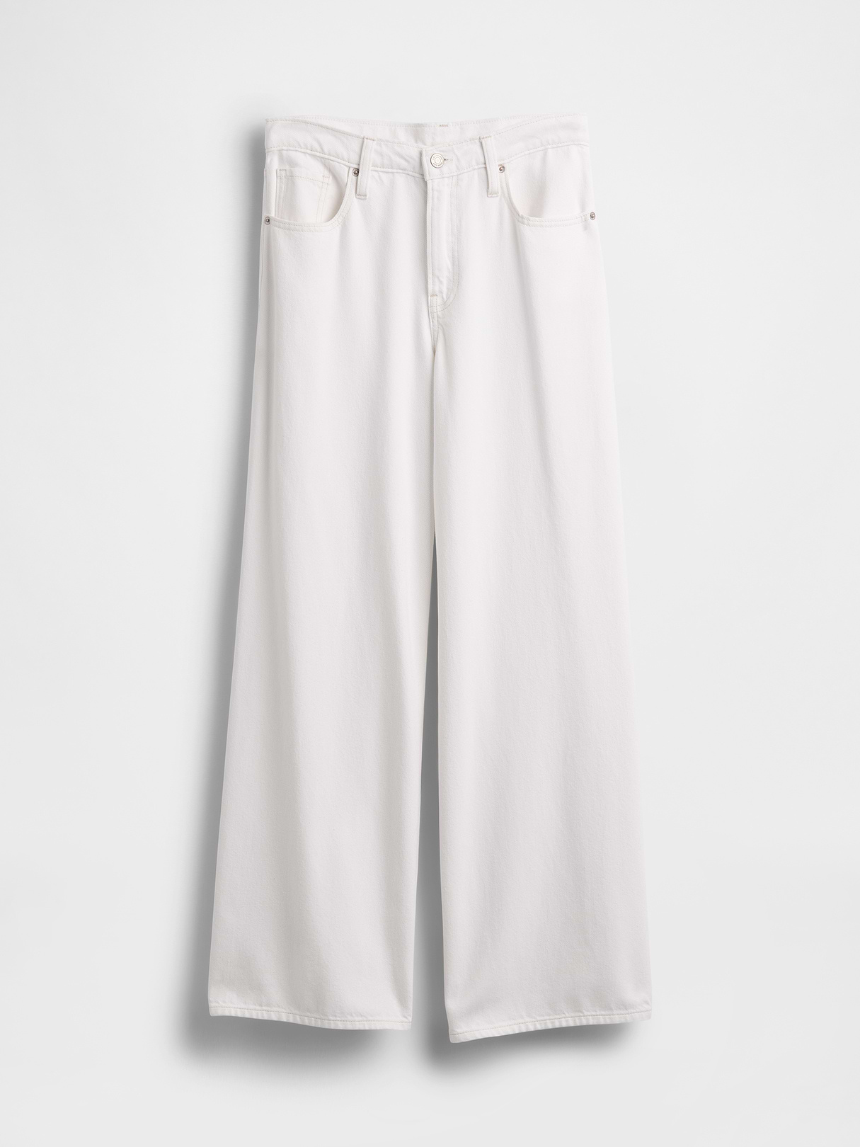 Low Slung Extra Baggy Jeans - Fresh white