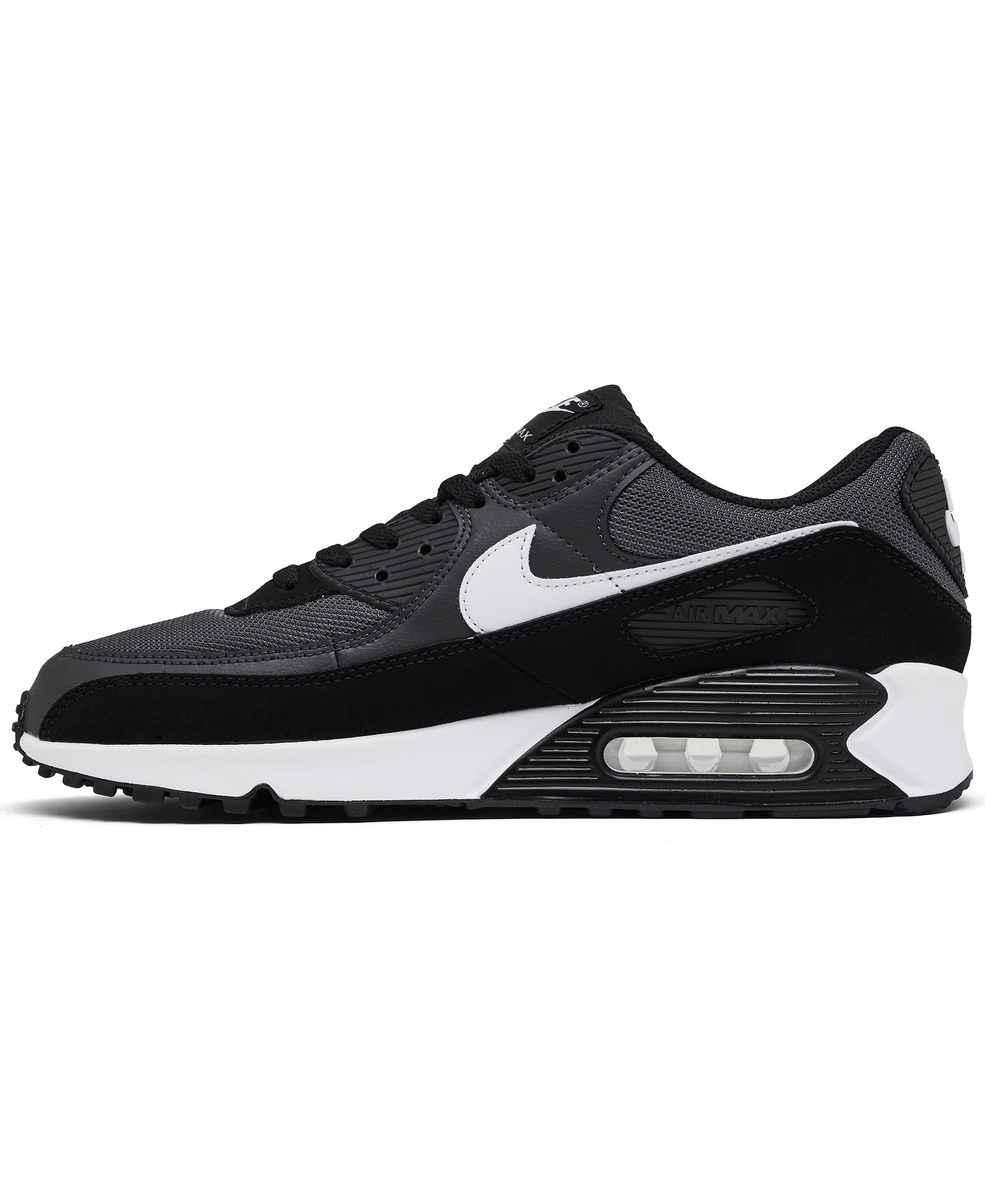 Nike Men's Air Max 90 Casual Sneakers from Finish Line - Gray, Black, White