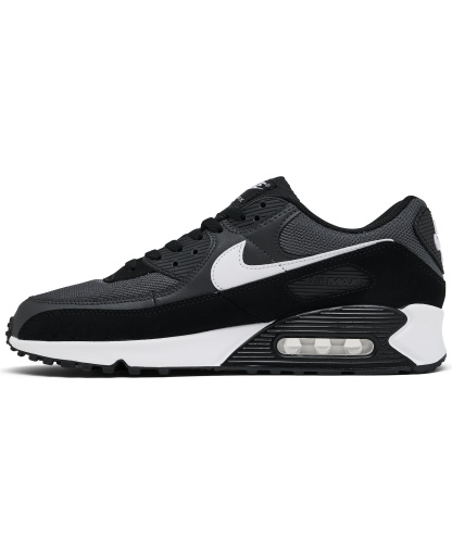 Nike Men's Air Max 90 Casual Sneakers from Finish Line - Gray, Black, White