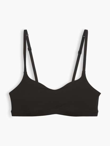 SoftMade Modal Bralette - True black