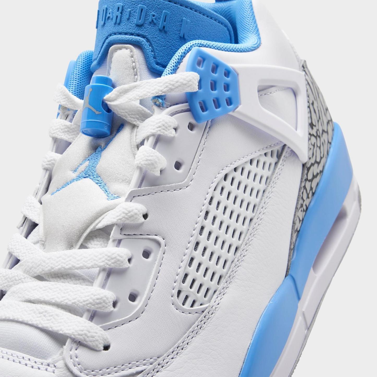 Men's Jordan Spizike Low Casual Shoes - White/University Blue/Wolf Grey/Anthracite - view 3