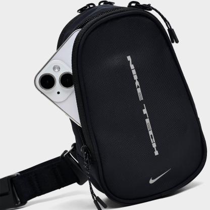 Nithtke Commute Tech Crossbody Bag (1L) - Black/Black/Reflective Silver