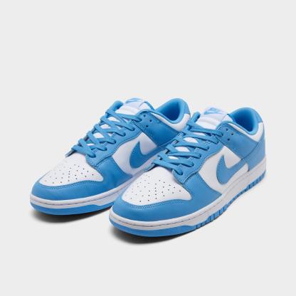 Men's Nithtke Dunk Low Retro Casual Shoes - Part 3 - White/University Blue/White - Both shoes facing left