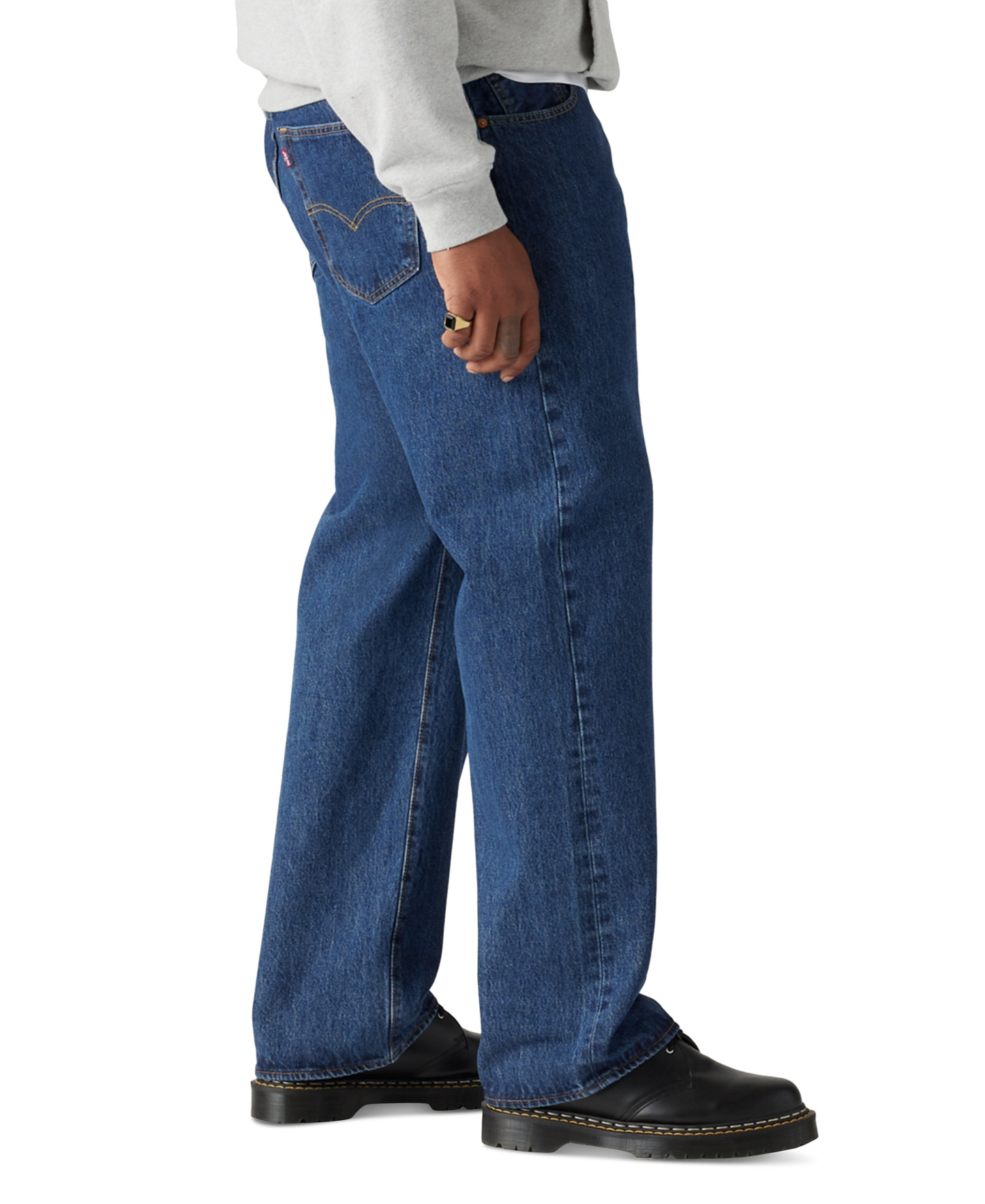 Levi's Men's Big & Tall 501® Original Fit Stretch Jeans - Dark Stonewash