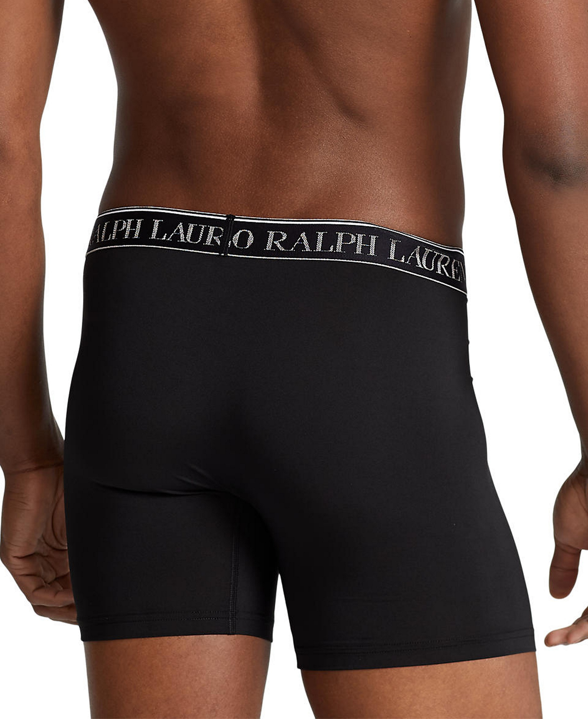 Polo Ralph Lauren Men's 5-Pack Stretch Classic Fit Boxer Briefs - Assorted Blue/Black/Grey