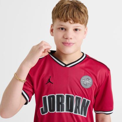 Boys' Big Kids' Jordan Soccer Jersey - Gym Red - view 5