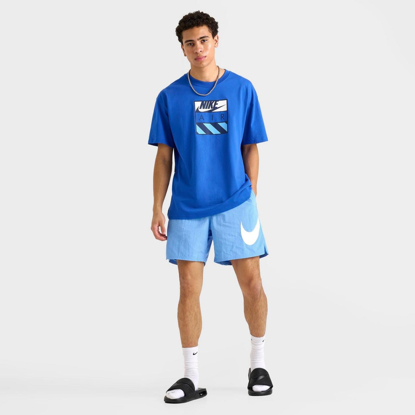 Men's Nike Swim Breaker 7-Inch Lined Volley Shorts - University Blue