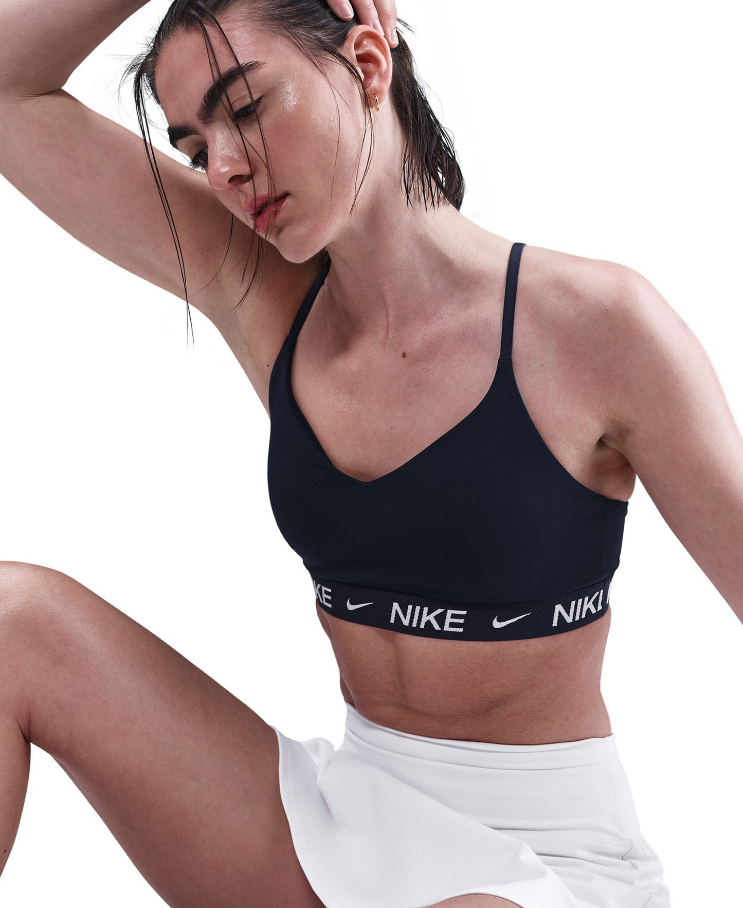 Nike Women's Indy Light-Support Padded Sports Bra - Midnight Navy