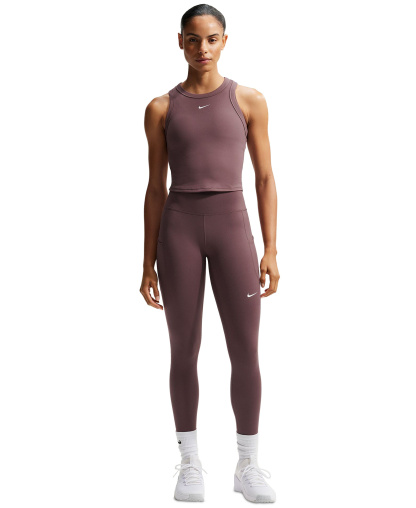 Nike Women's One High-Waist 7/8-Leggings - Work Blue/white