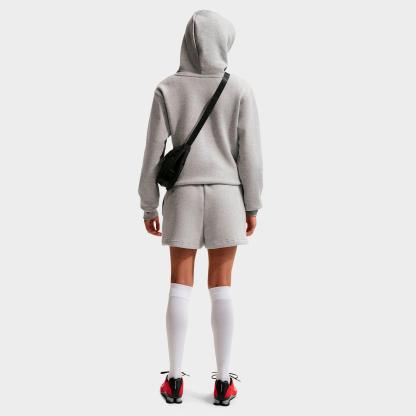 Women's Nithtke Studio Fleece Medium-Weight Pullover Hoodie - Dark Grey Heather/Sail