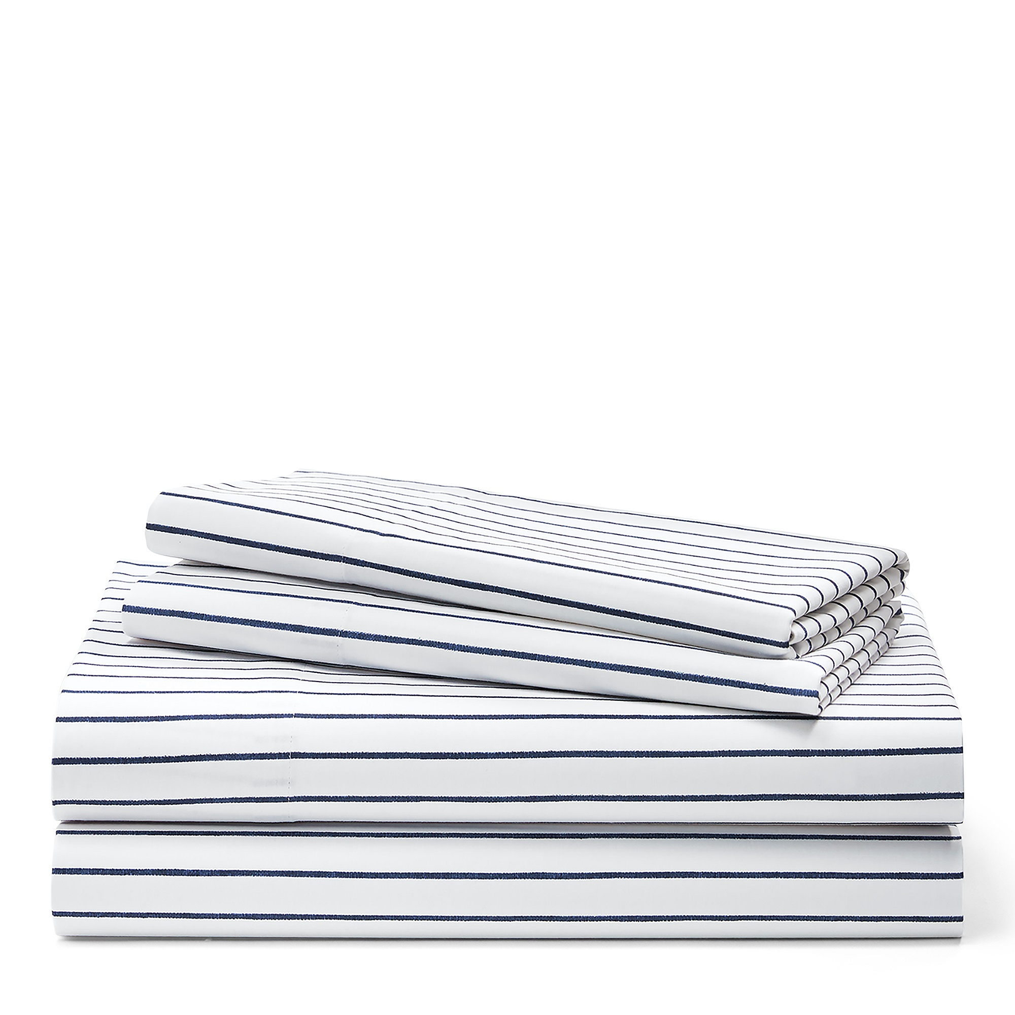 Lauren Ralph Lauren Spencer Stripe Sheet Set, Queen - Navy