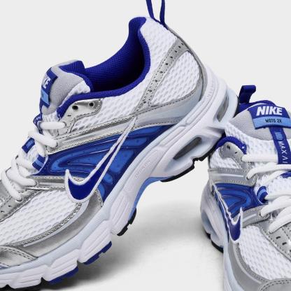 Big Kids' Nike Air Max Moto 2K Casual Shoes - White/Wolf Grey/Royal Pulse/Concord