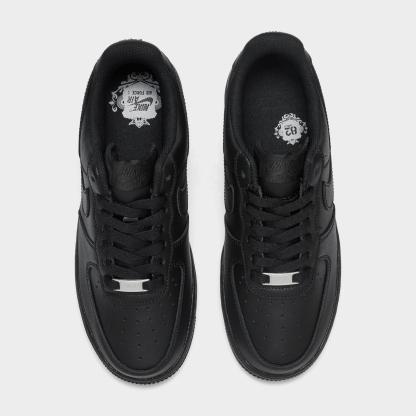 Women's Nike Air Force 1 Low Casual Shoes - Black/Black/Black