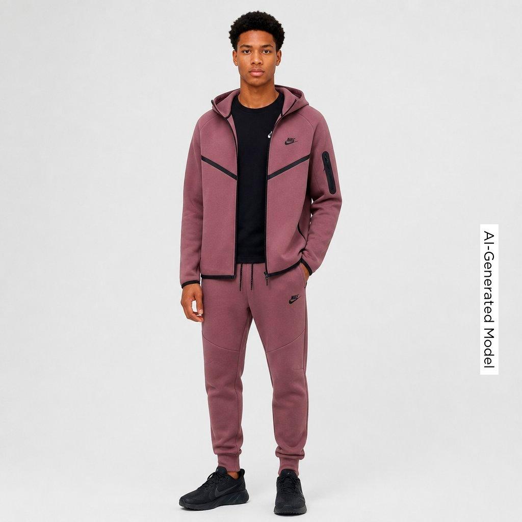 Men's Nithtke Tech Fleece Windrunner Full-Zip Hoodie - Part 1 - Tattoo/Black
