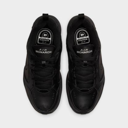 Men's Nithtke Air Monarch IV Casual Shoes (Wide Width 4E) - Black/Black - Top view