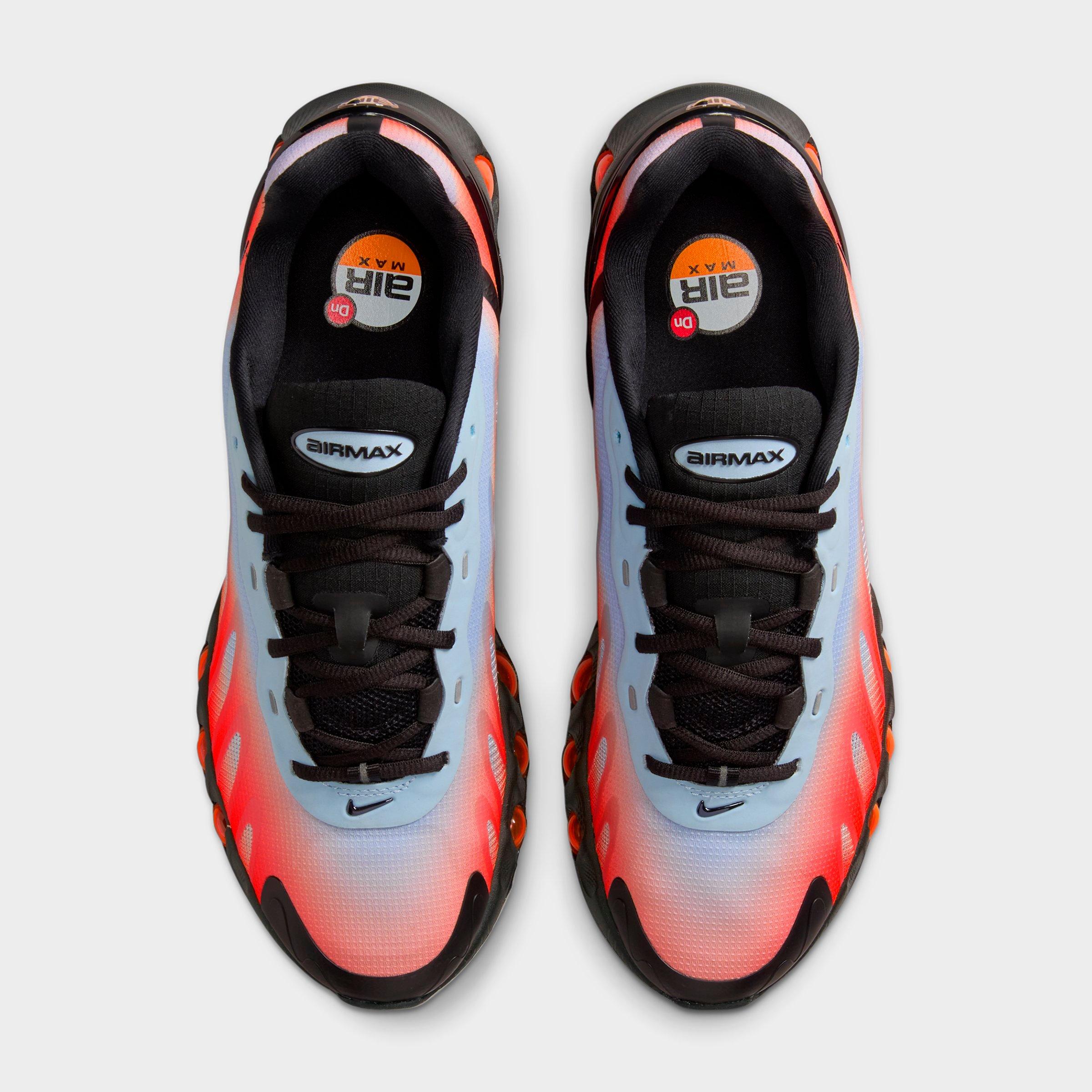 Men's Nithtke Air Max Dn8 Casual Shoes - Royal Tint/Bright Crimson/Black/Black - Top view