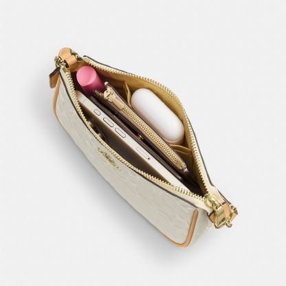 Nolita 19 In Signature Leather With Charms - Gold/Light Lemon - view 5