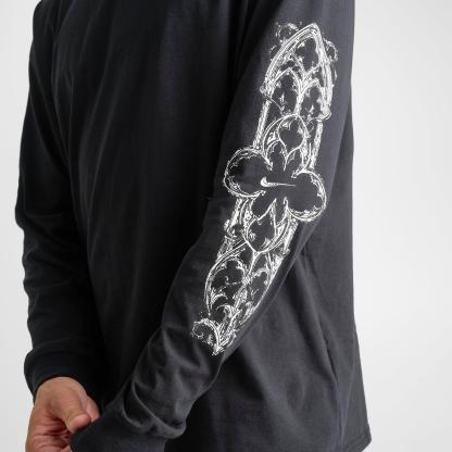 Men's Nithtke Sportswear Max 90 Neo Long-Sleeve T-Shirt - Black