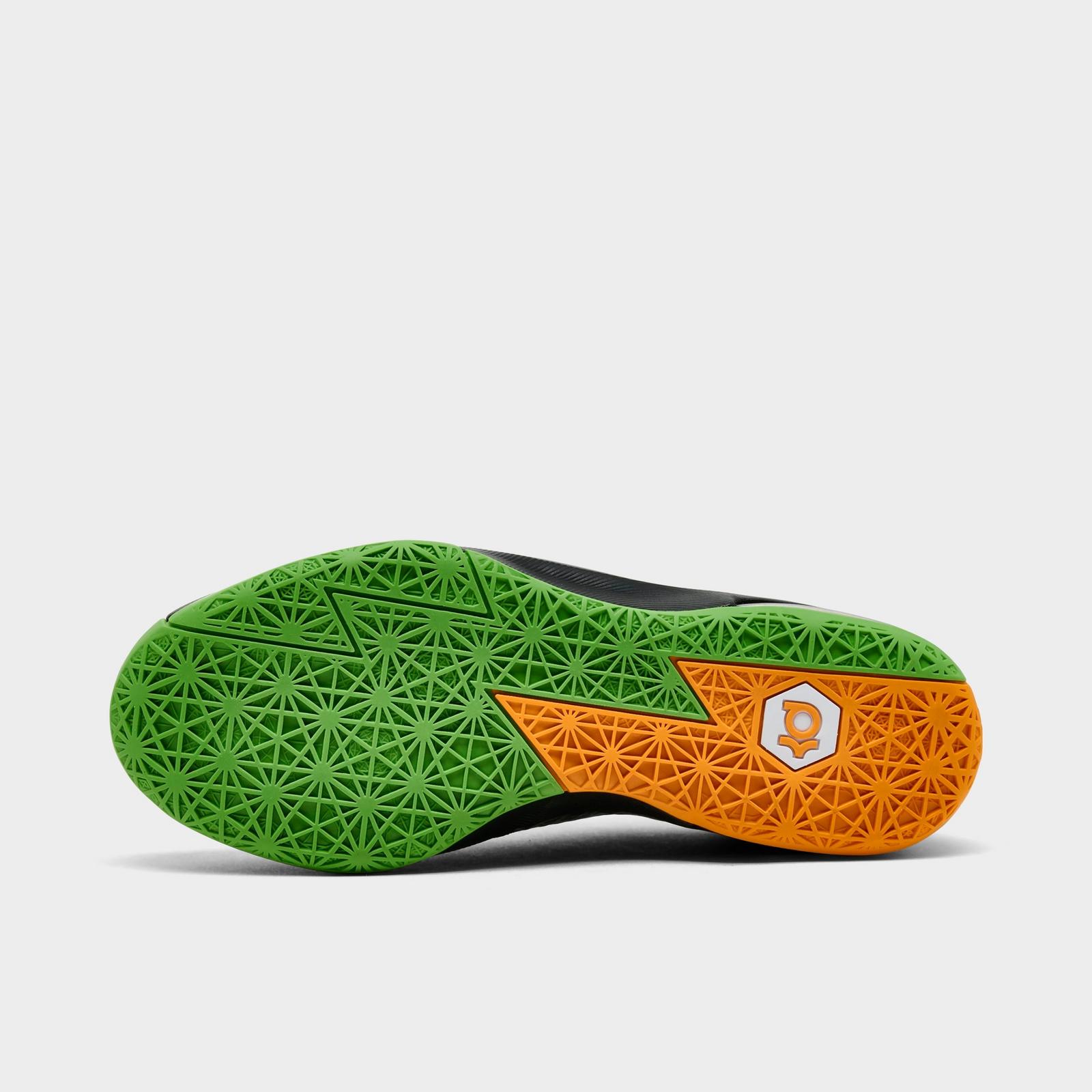 Big Kids' Nike KD 6 Basketball Shoes - Black/Multi-Color/Light Lucid Green