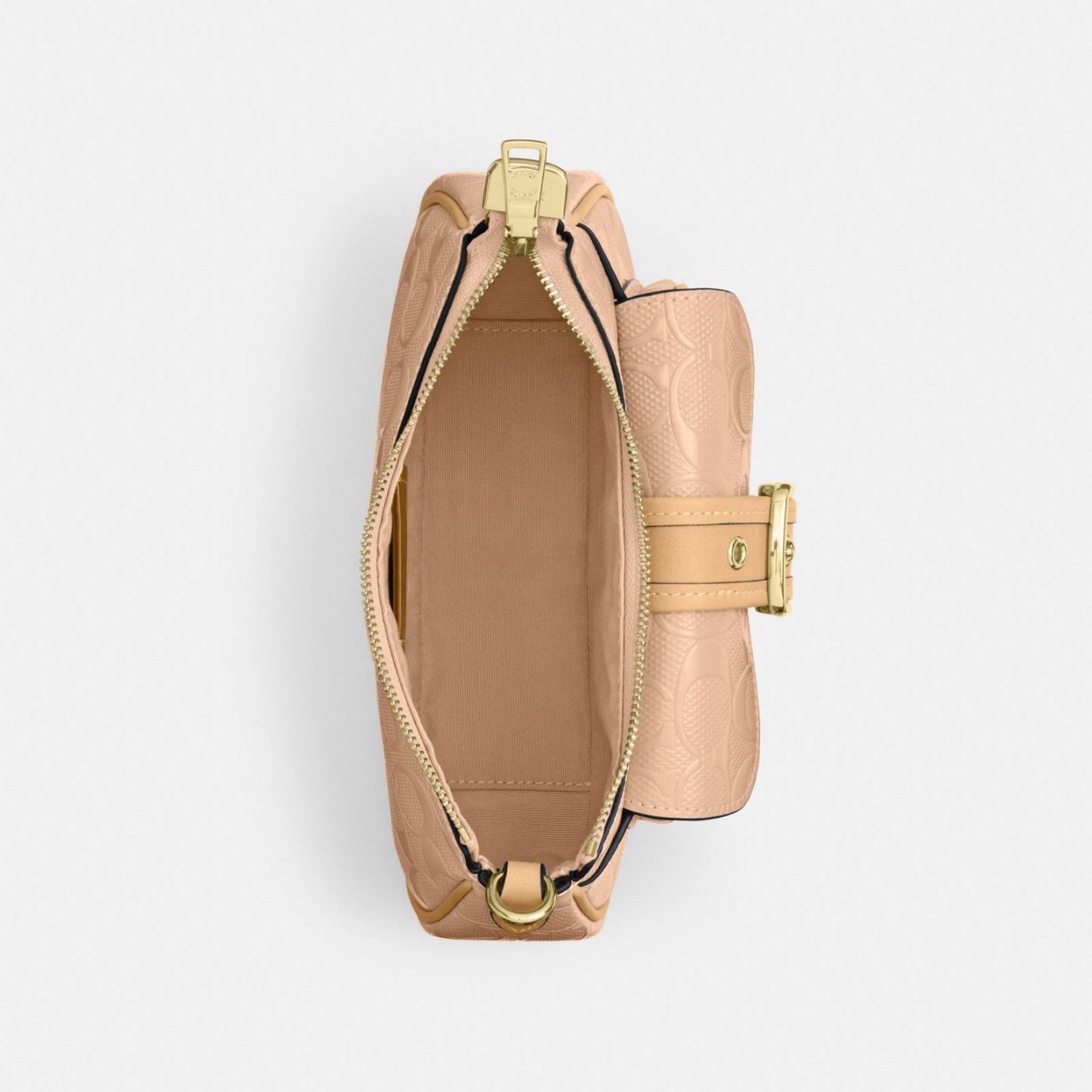 Ashton Mini Shoulder Bag In Signature Leather - Gold/Faded Blush - view 2