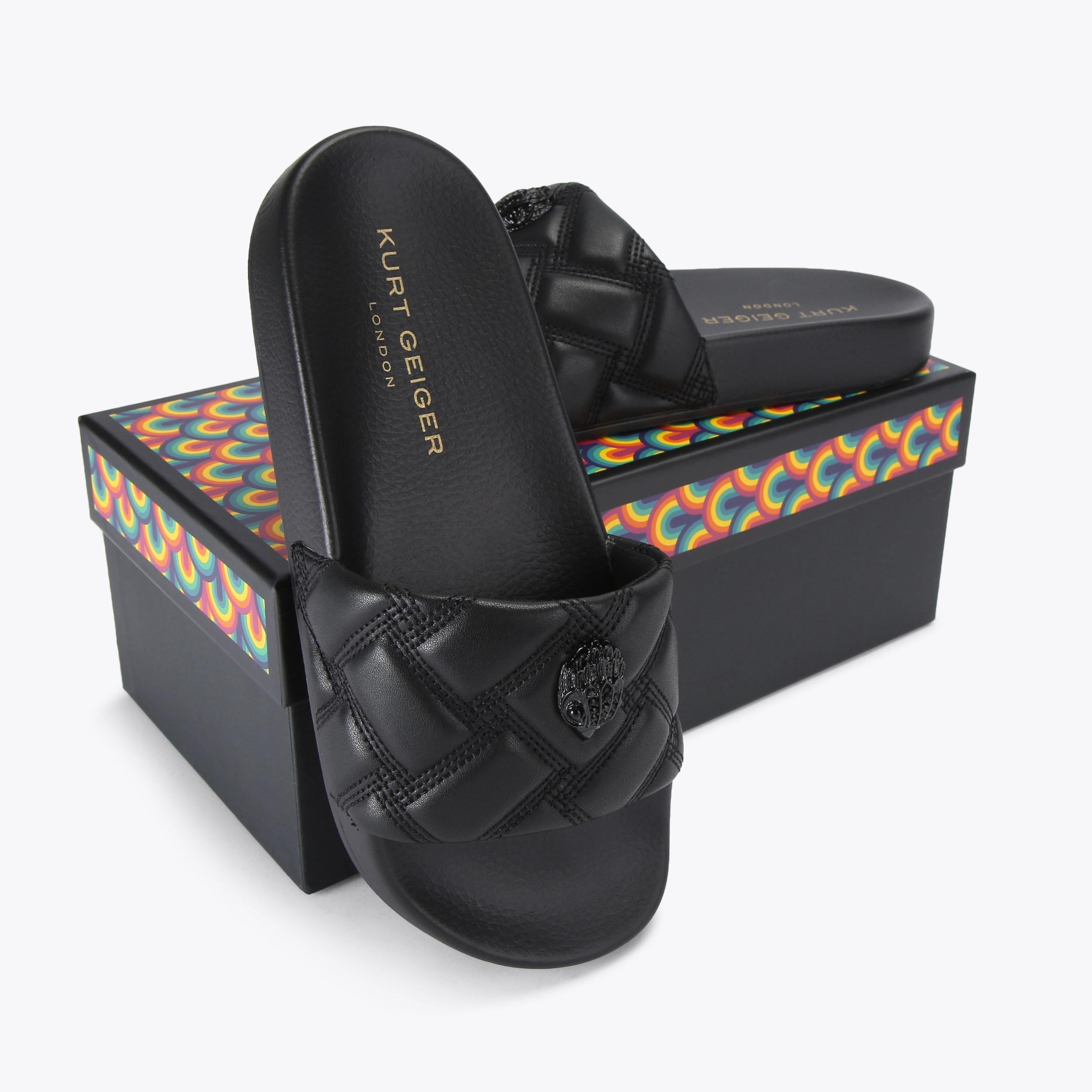 Kurt Geiger London Meena Eagle Slide - Black - view 6