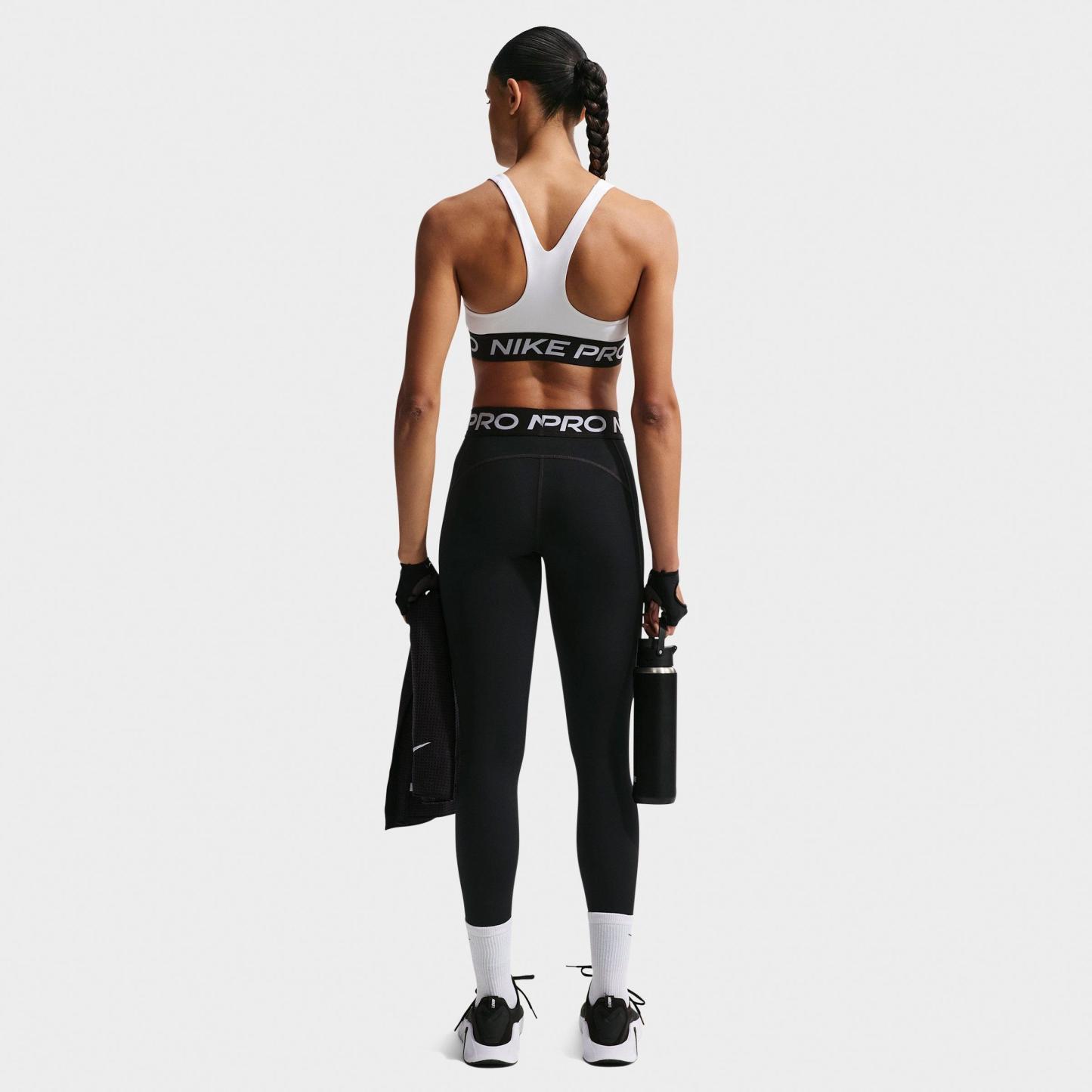 Women's Nithtke Pro 365 Light-Support Non-Padded Sports Bra - White/Black/White/Black
