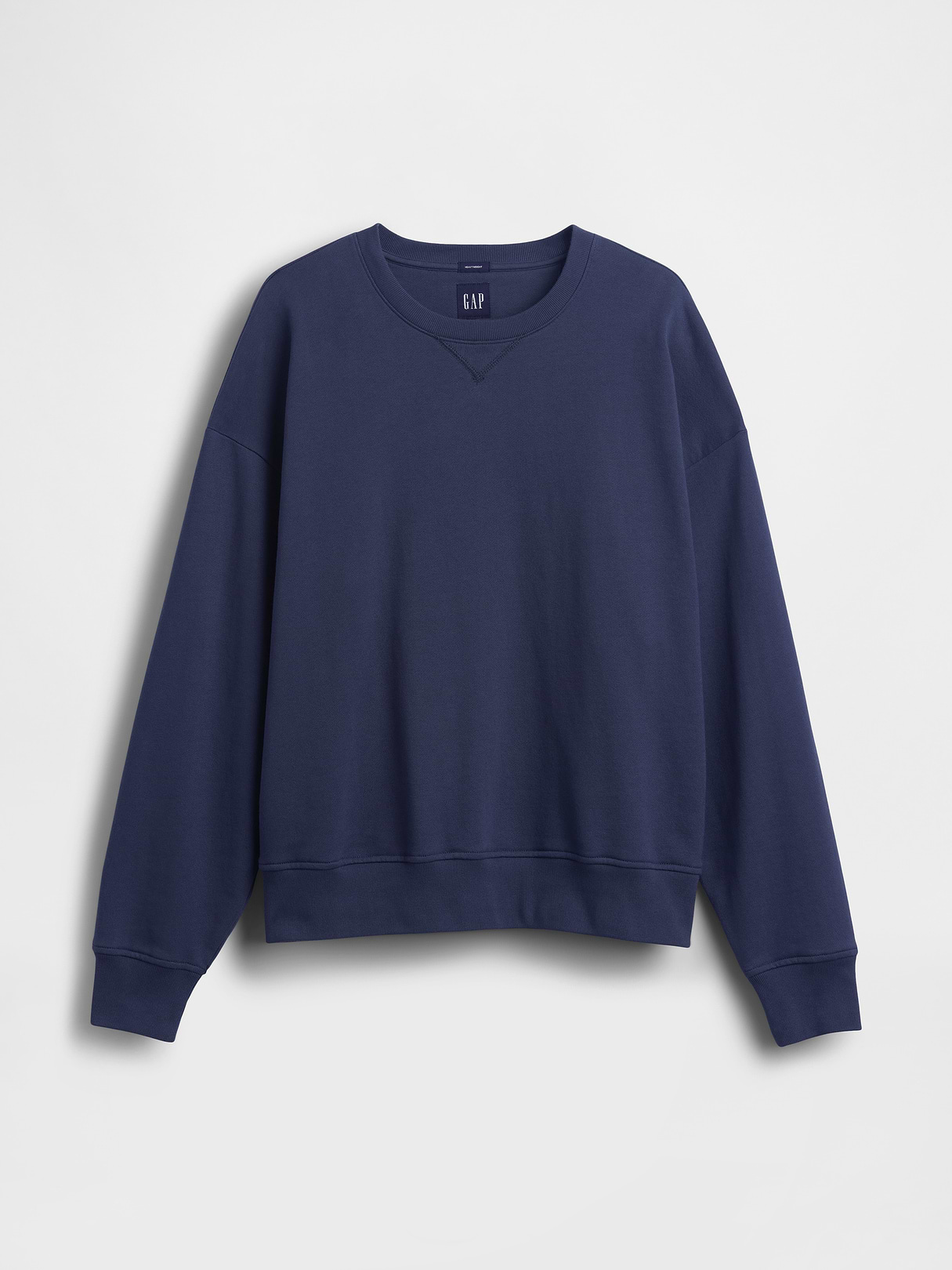 Adult Heavyweight French Terry Oversized Sweatshirt - vintage navy