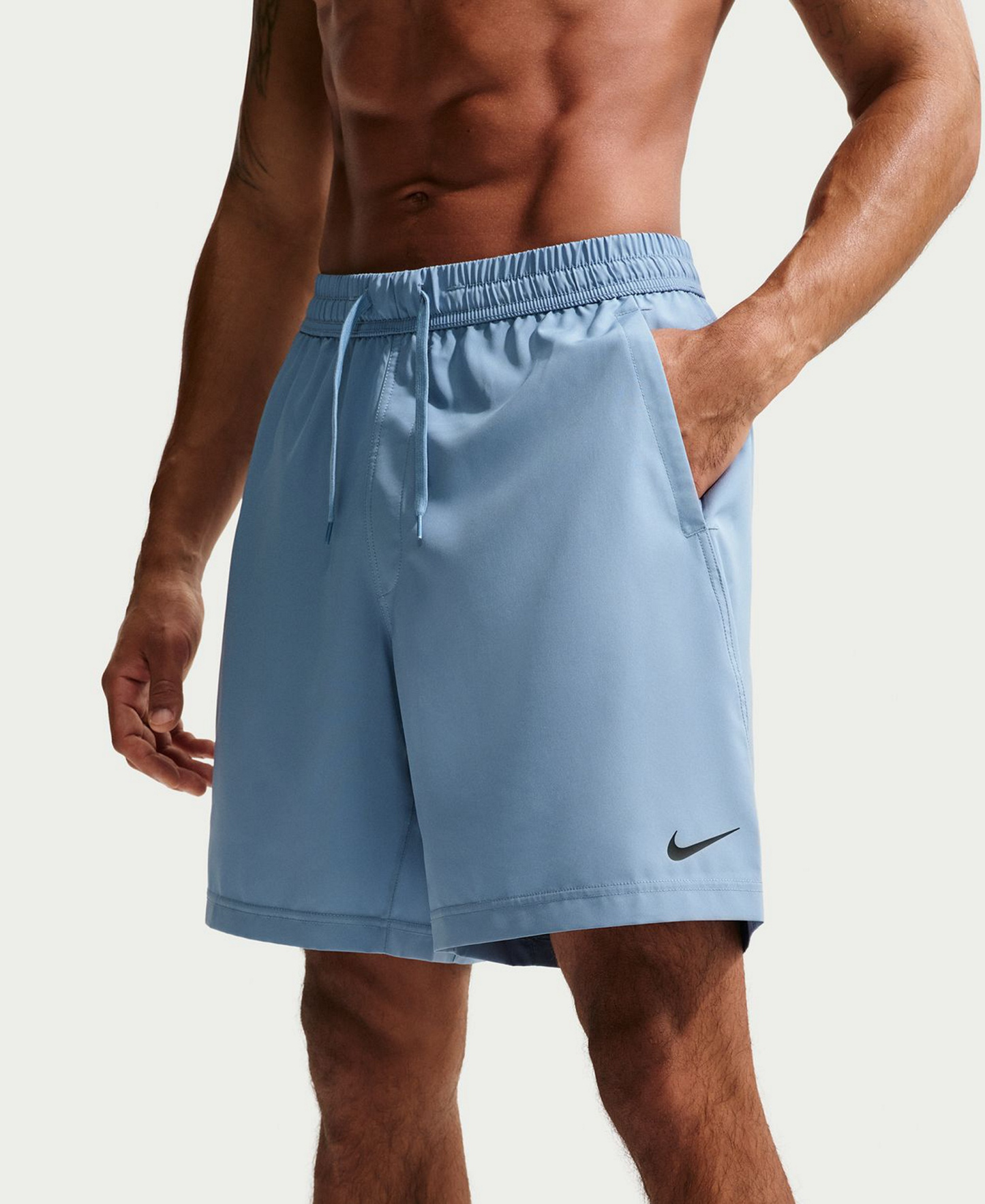 Nike Men's Form Dri-FIT Unlined Versatile 7" Shorts - Work Blue/black