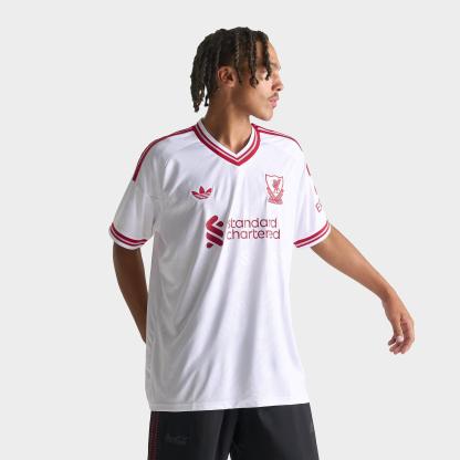 Men's adidas Liverpool FC 26-27 Away Soccer Jersey - White