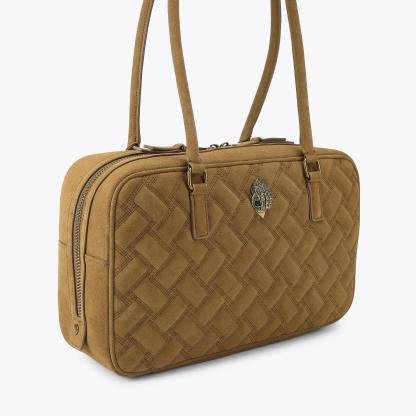 Kurt Geiger London Large Kensington Duffle Bag - Tan - view 3