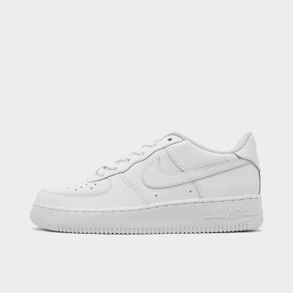 Big Kids' Nike Air Force 1 Low Casual Shoes - White/White