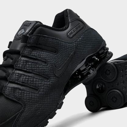 Men's Nike Shox NZ Casual Shoes - Black/Black/Black (378341-001)