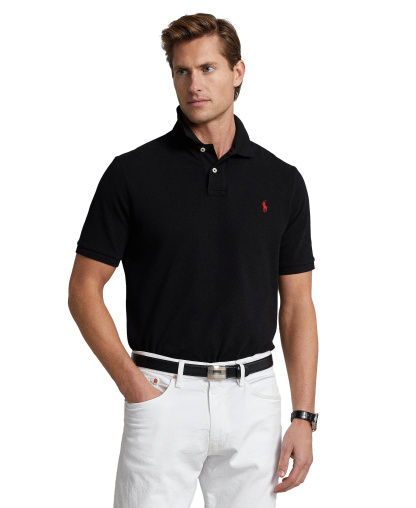 Polo Ralph Lauren Men's Classic-Fit Mesh Polo Shirt - Polo Black