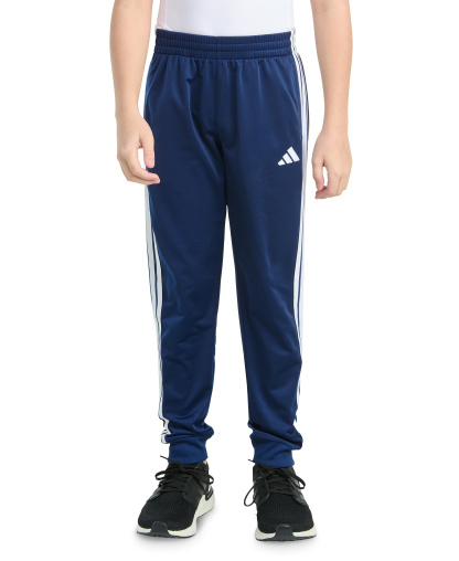 adidas Big Boys Elastic-Waistband Essential 3-Stripe Jogger Pants - Dark Blue