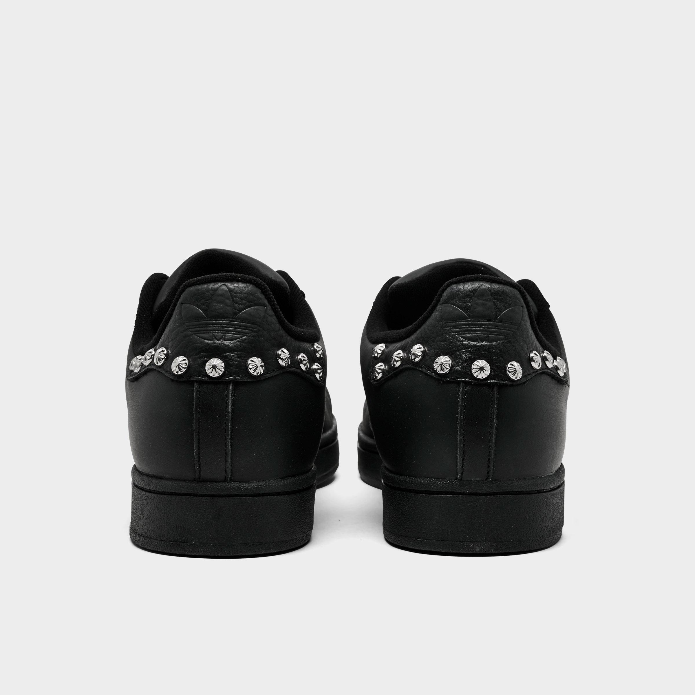 Men's adidas Originals Superstar II Casual Shoes - Part 1 - Core Black/Core Black/Silver Metallic - Back view