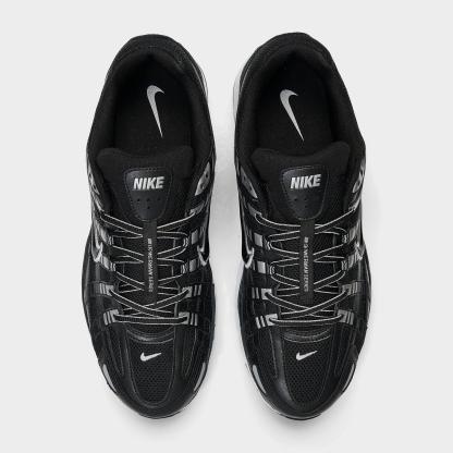 Men's Nithtke P-6000 Casual Shoes - Part 3 - Black/White/Metallic Silver/Black - Top view