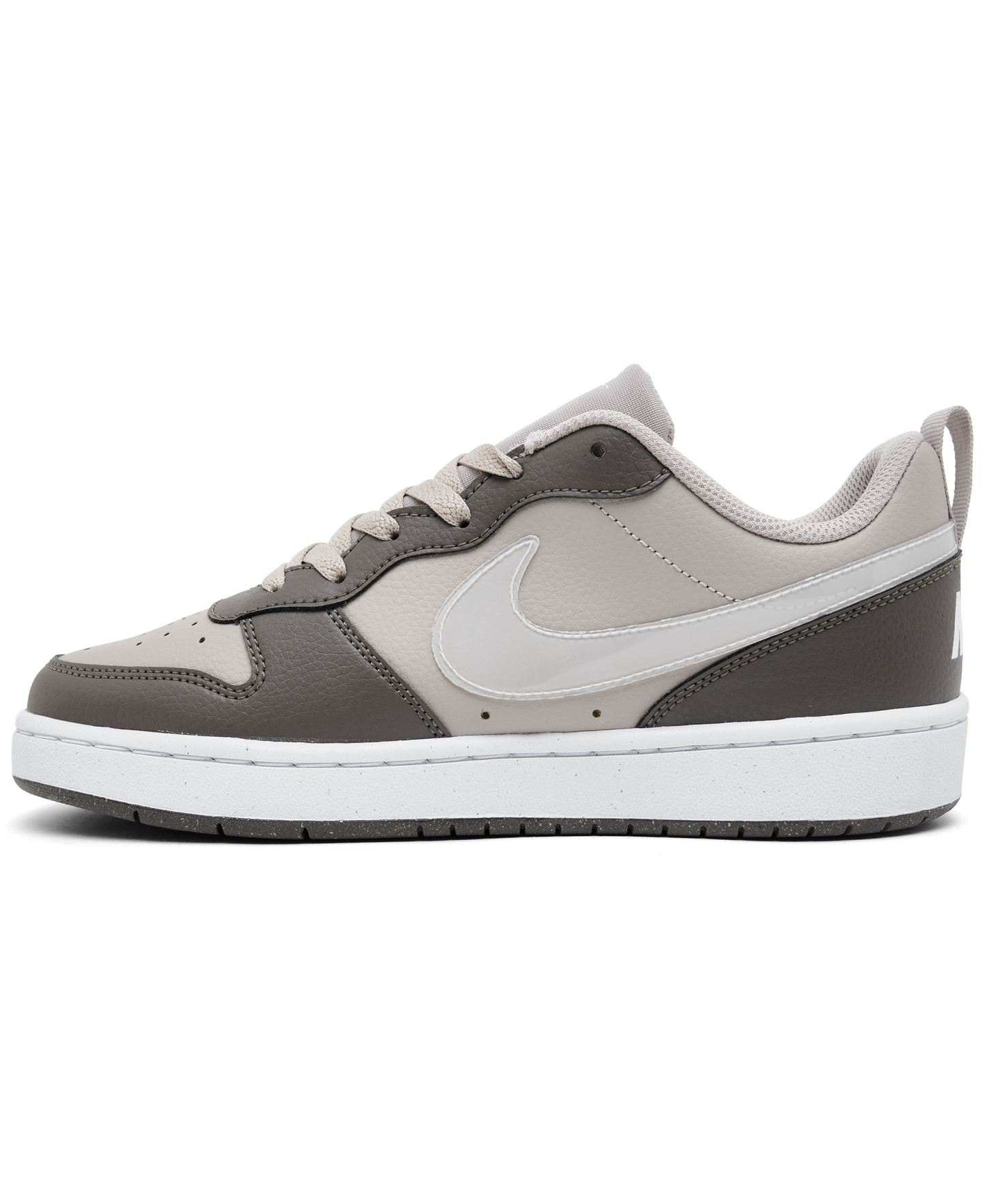 Nike Big Kids Court Borough Low Recraft Lifestyle Sneakers from Finish Line - Moon Particle, White