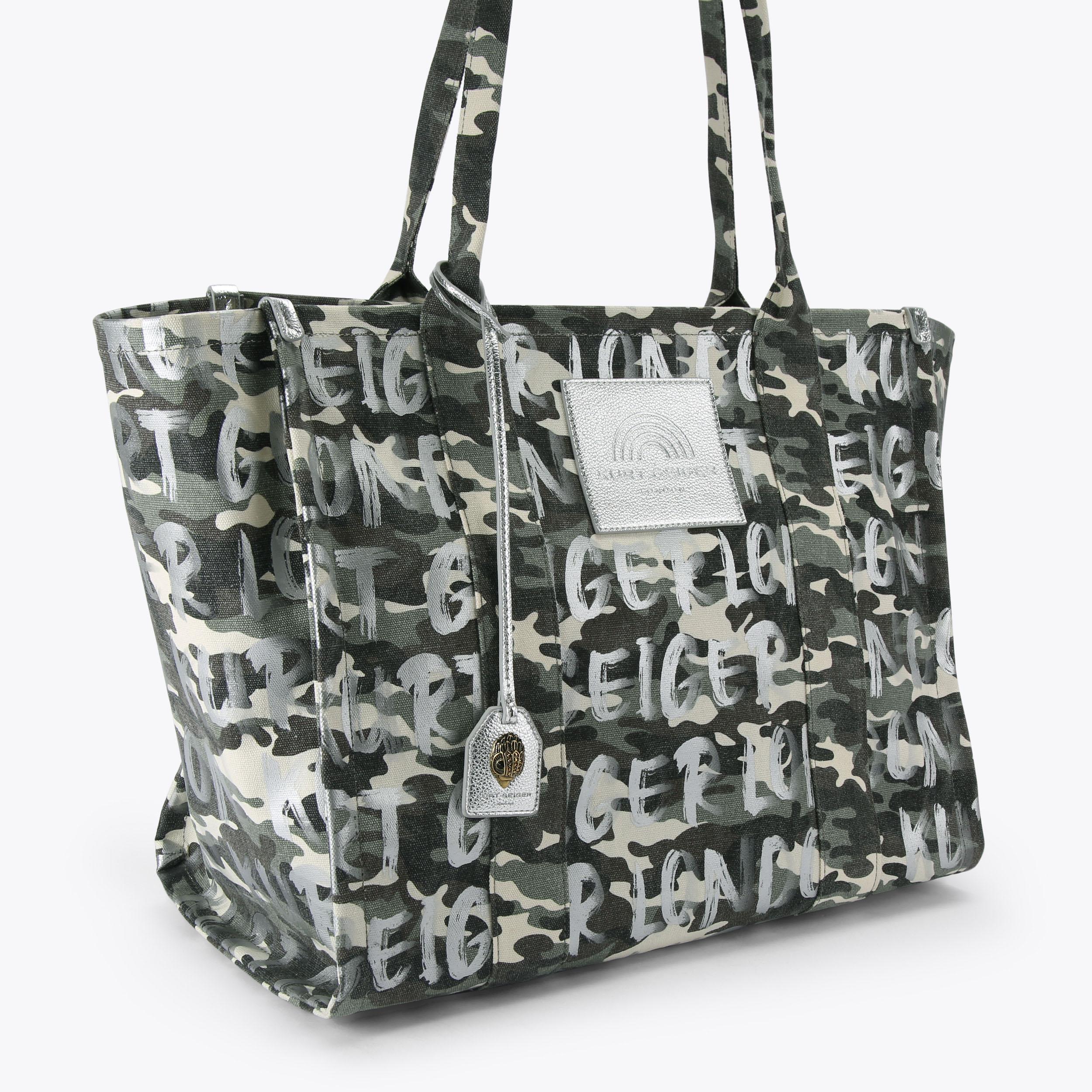 Kurt Geiger London Large Shoppper Southbank Tote Bag - Green - view 3