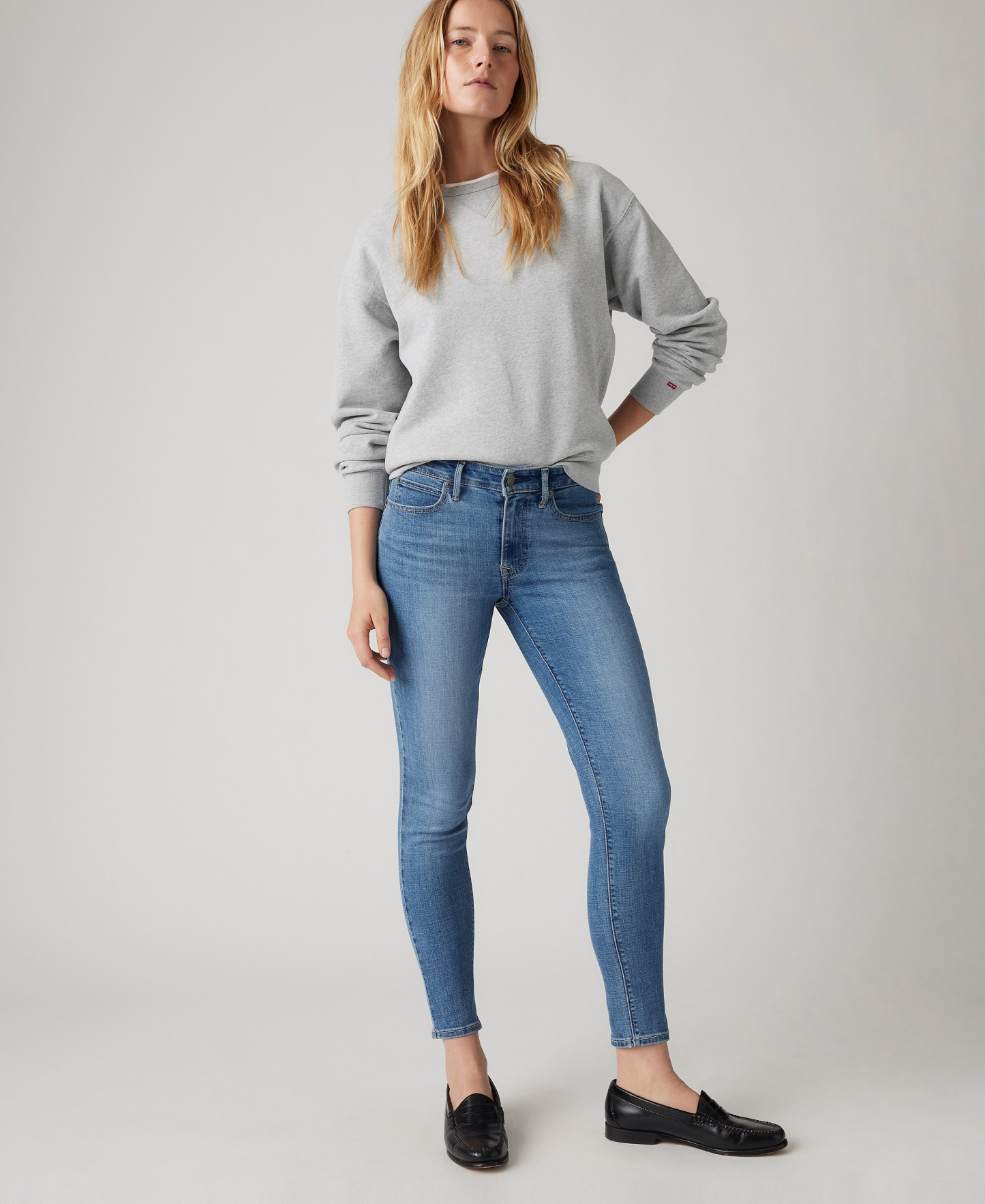 Levi's Women's 711 Mid-Rise Stretch Skinny Jeans - Eternal In