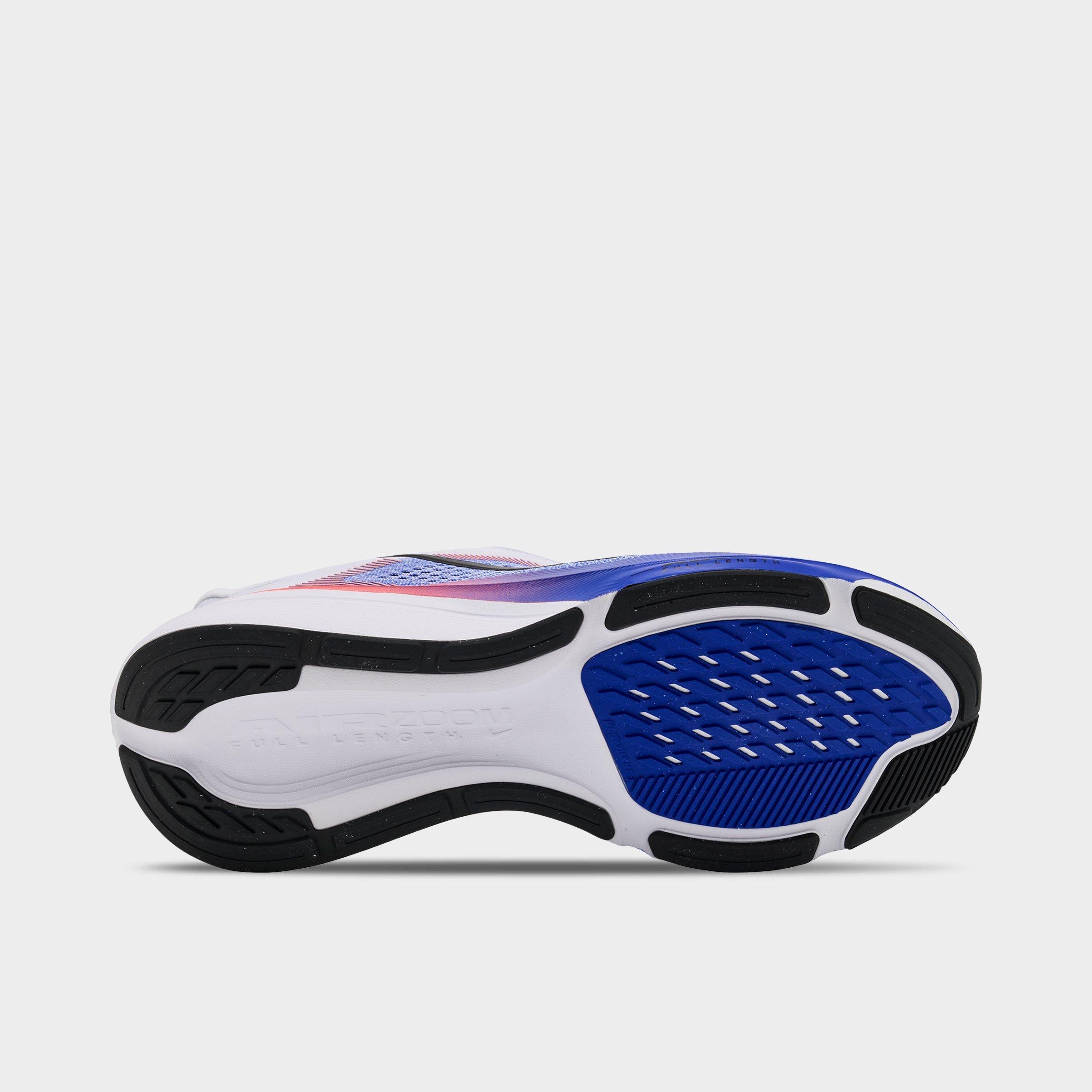 Men's Nithtke Pegasus 42 Running Shoes - Part 1 - White/Racer Blue/Atomic Pink/Black - Bottom view