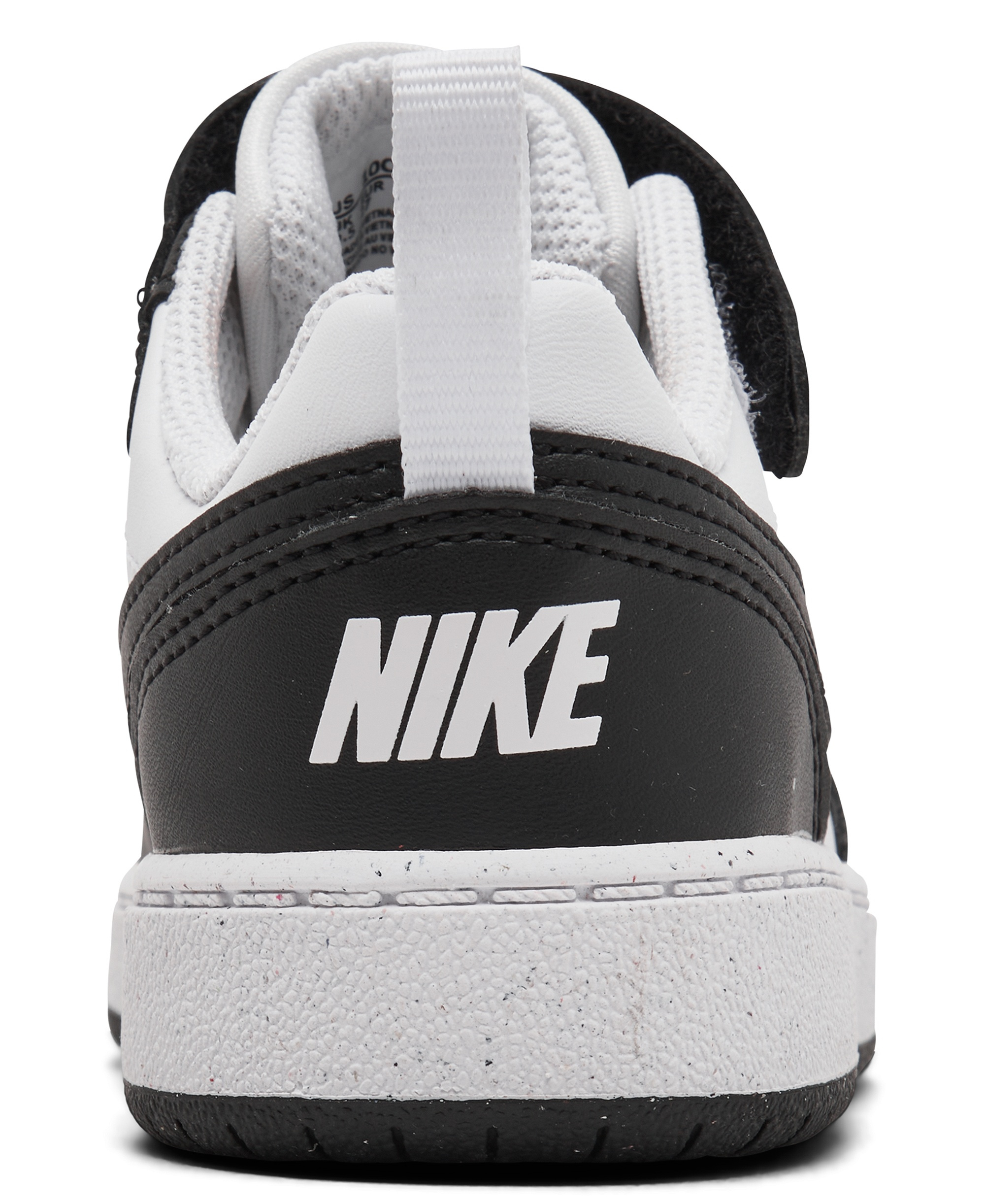 Nike Toddler Kids Court Borough Low Recraft Stay-Put Casual Sneakers from Finish Line - White, Black