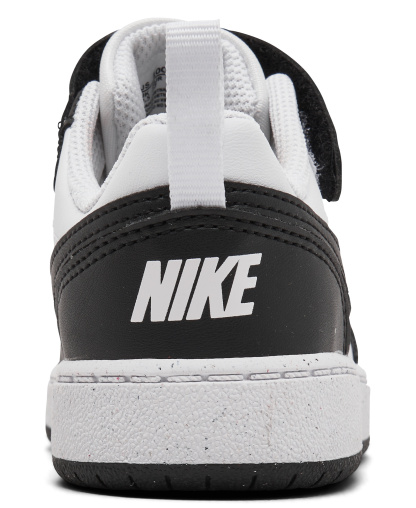 Nike Toddler Kids Court Borough Low Recraft Stay-Put Casual Sneakers from Finish Line - White, Black