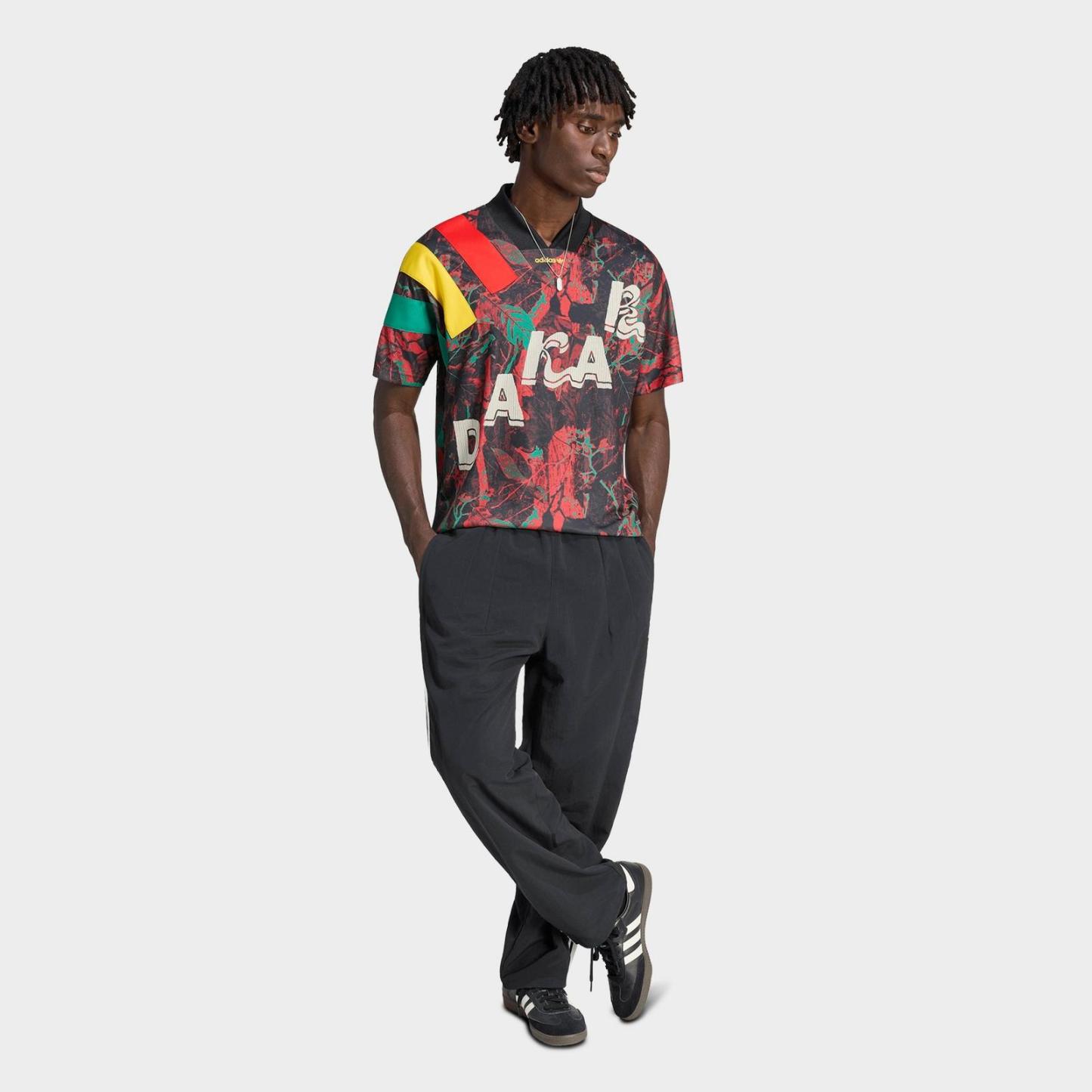 Men's adidas Originals Senegal Graphic Soccer Jersey - Bold Green/Eqt Yellow/Red - view 2