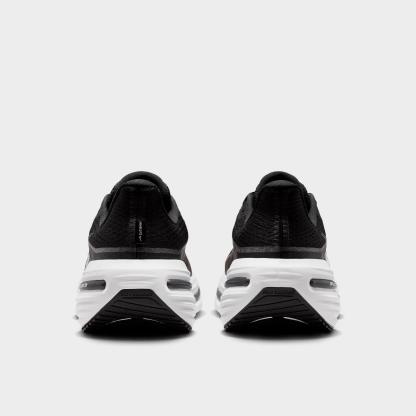 Men's Nithtke Air Winflo 12 Road Running Shoes - Black/Dark Smoke Grey/White - Back view