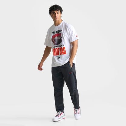 Men's Nithtke LeBron Shoe Bag Graphic Basketball T-Shirt - White