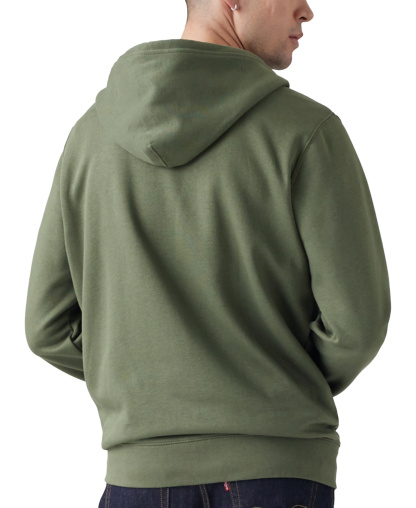 Levi's Men's Non-Graphic Zip-Up Standard Fit Hoodie - Thyme