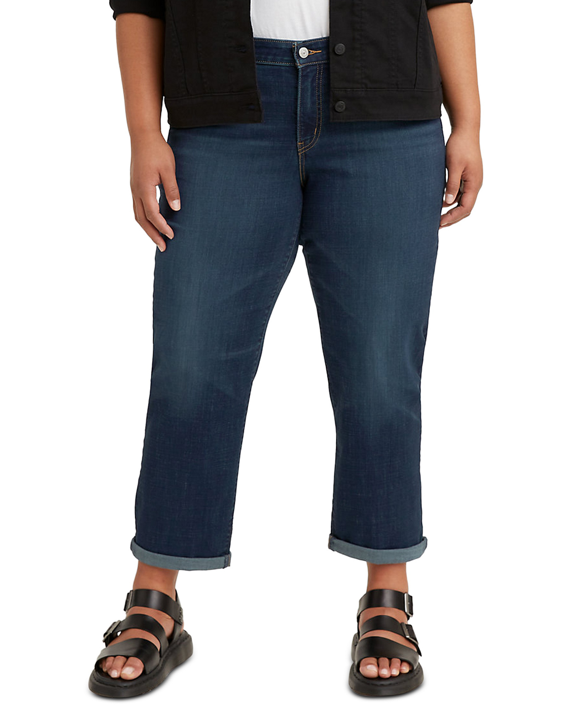 Levi's Women's Relaxed Boyfriend Tapered Leg Jeans - Cobalt Layer